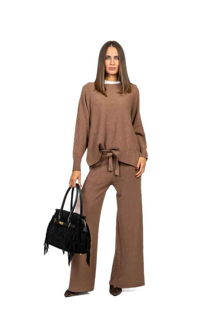 Kontatto - Pantalone in maglia con coulisse Art. FA100N