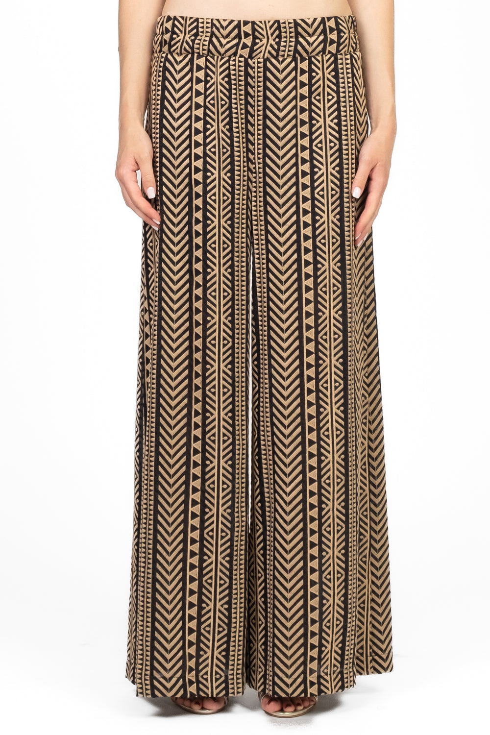 Tensione In - Pantalone palazzo ricamato Art. S25PF30