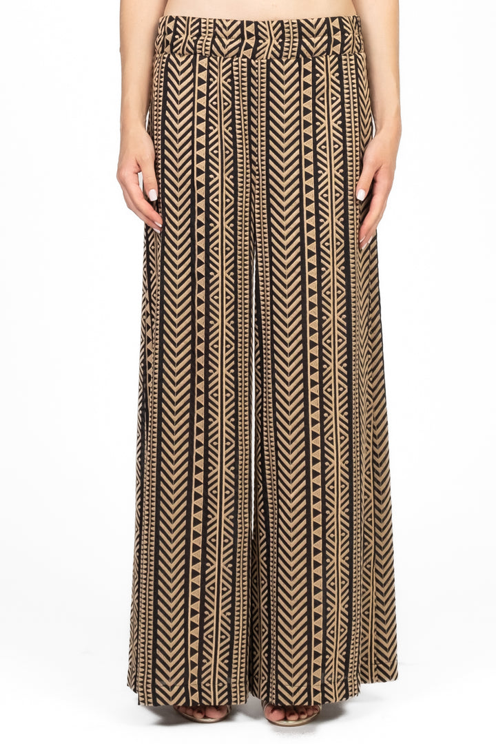 Tensione In - Pantalone palazzo ricamato Art. S25PF30