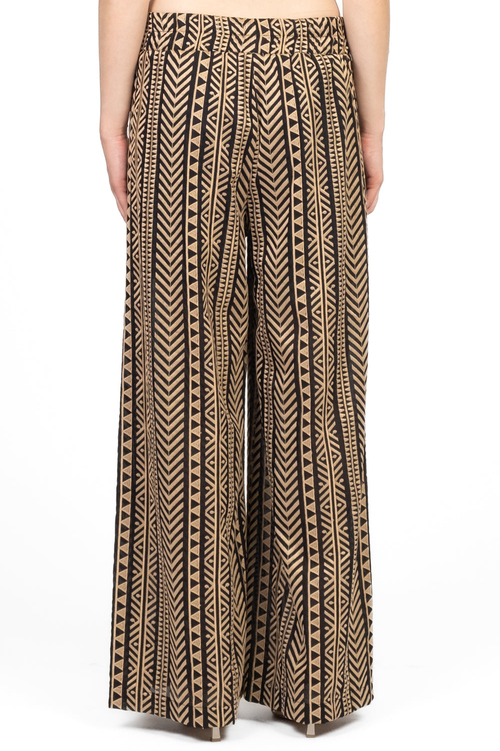 Tensione In - Pantalone palazzo ricamato Art. S25PF30