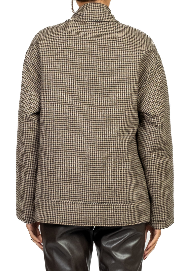 Tensione In - Giacca chiodo in pied de poule Art. 225180