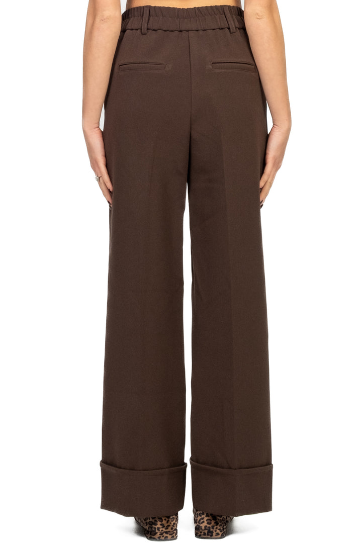 Tensione In - Pantalone a palazzo con risvolto Art. 26P1124