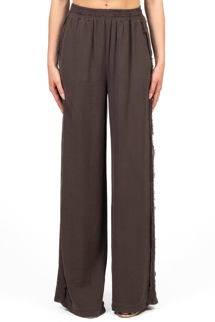 Tensione In - Pantalone palazzo sfrangiato Art. SS251204