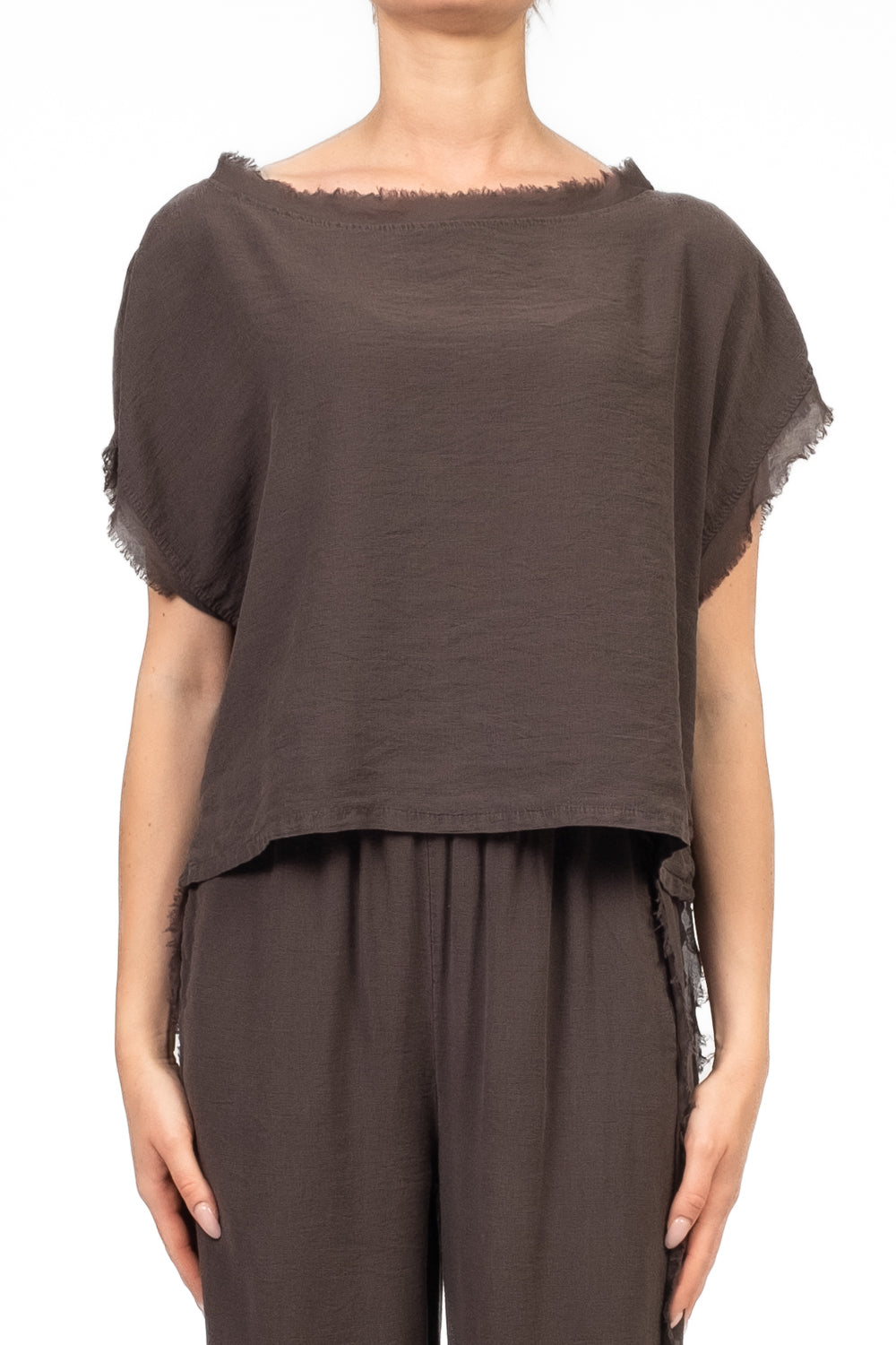 Tensione In - Blusa sfrangiata Art. SS251207