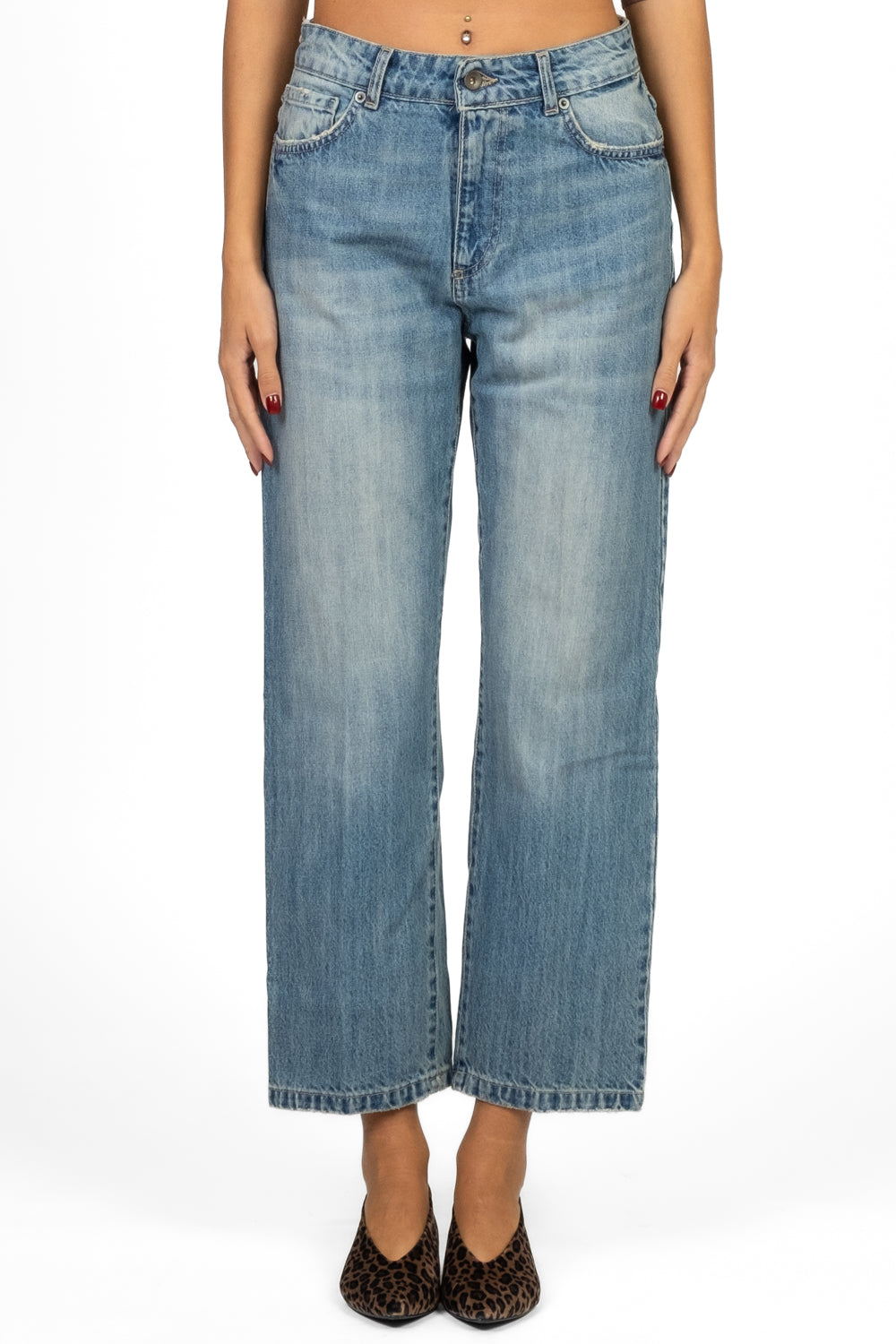 Bloom - Jeans crop Art. BETTA-INDIGO