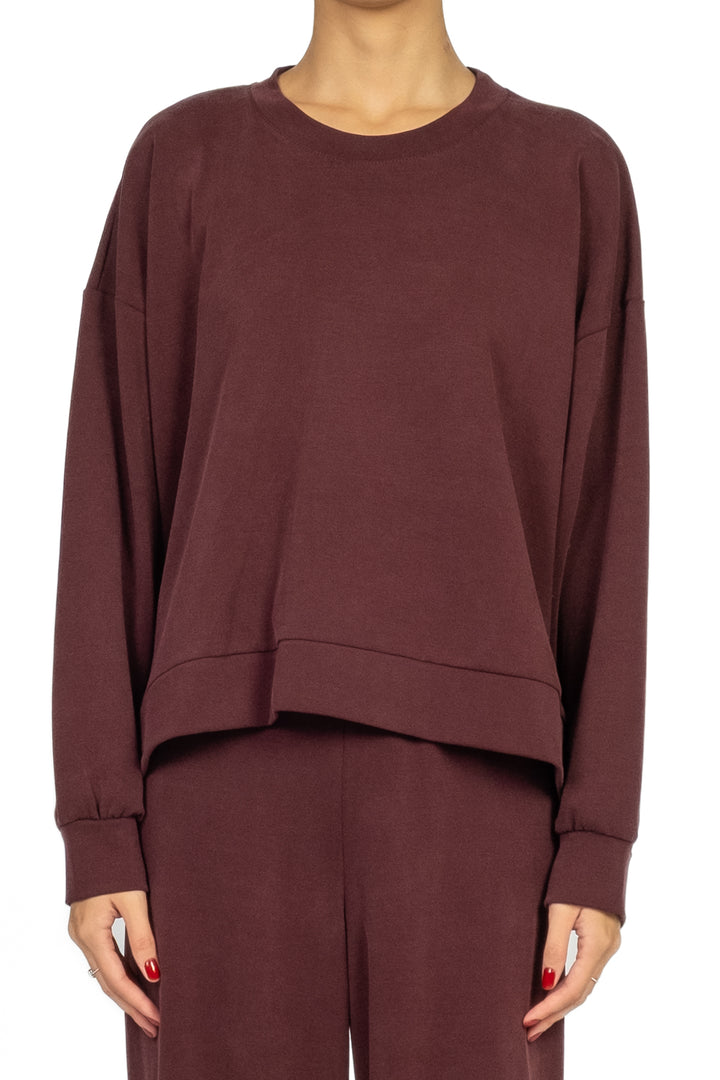 Emunà - Felpa con spacchi laterali Art. 271F02