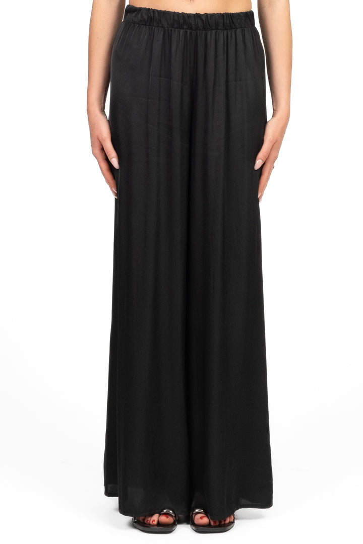 Tensione In - Completo in satin top a fascia e pantalone Art. 00052