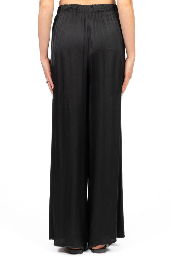 Tensione In - Completo in satin top a fascia e pantalone Art. 00052