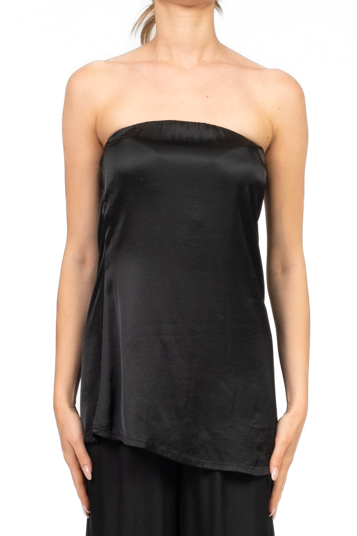 Tensione In - Completo in satin top a fascia e pantalone Art. 00052
