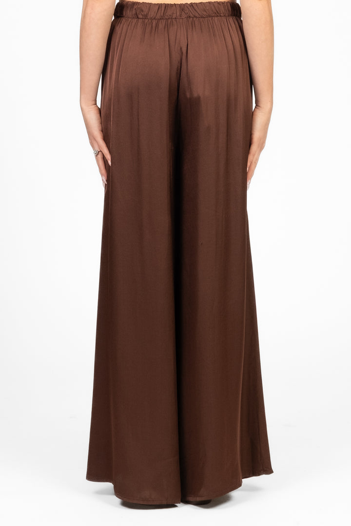 Tensione In - Completo in satin top a fascia e pantalone Art. 00052