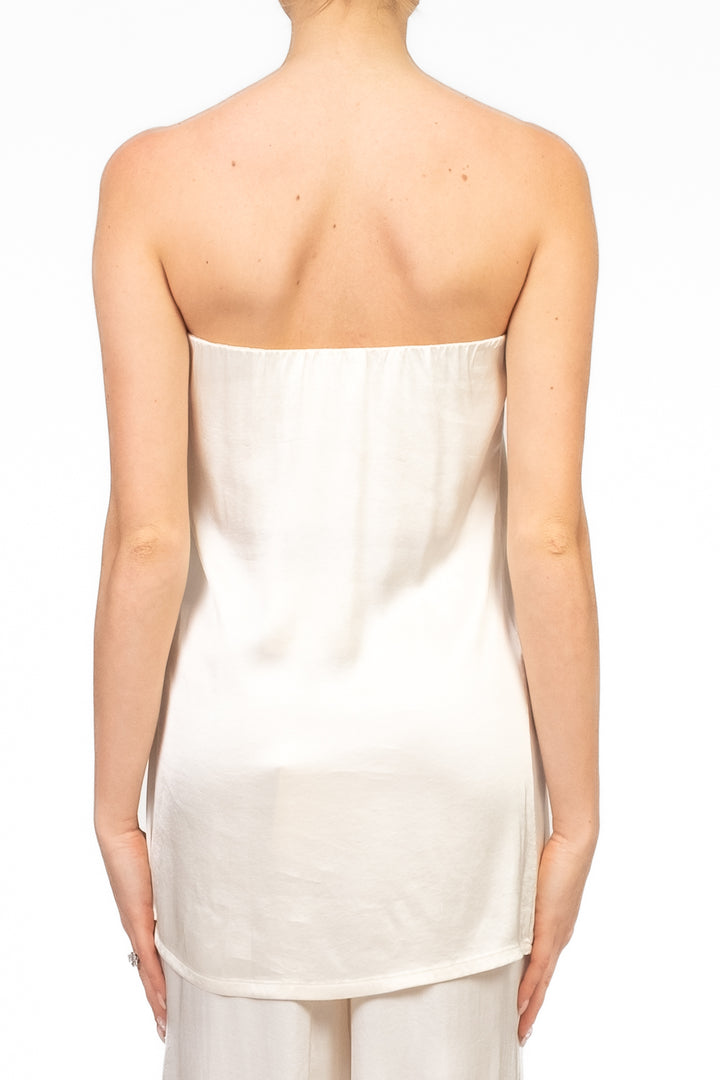 Tensione In - Completo in satin top a fascia e pantalone Art. 00052