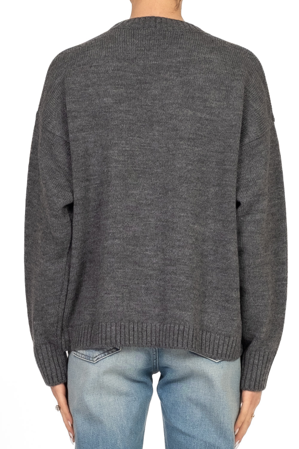 Tensione In - Maglia girocollo con stampa cane Art. W5HMJ59A400