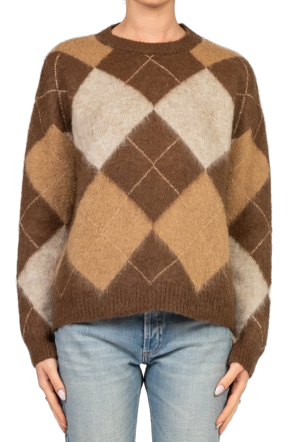 Tensione In - Maglia rombi filo lurex Art. D80998