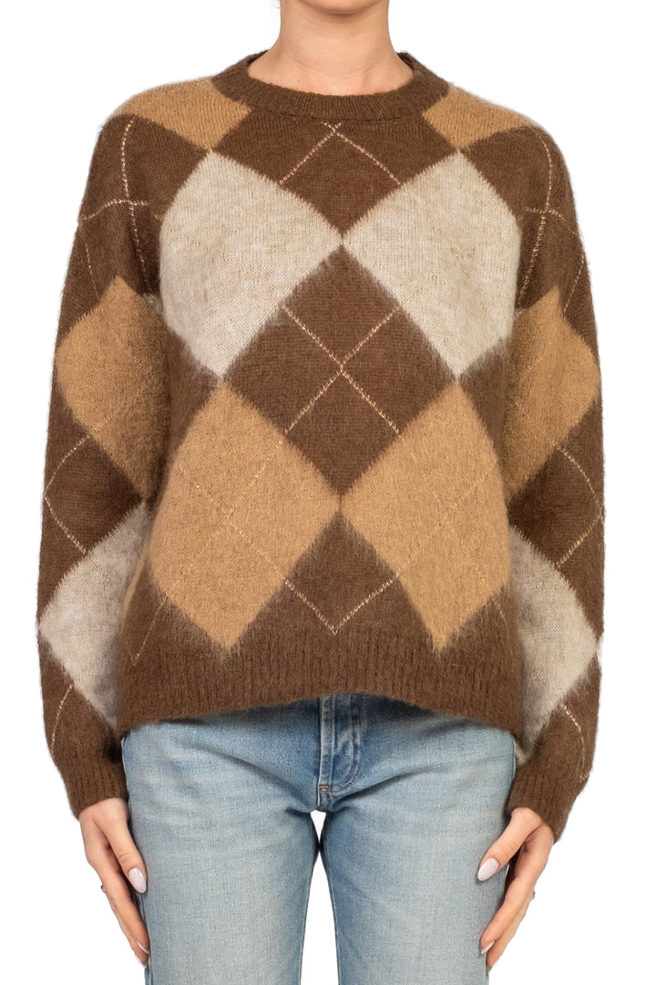Tensione In - Maglia rombi filo lurex Art. D80998
