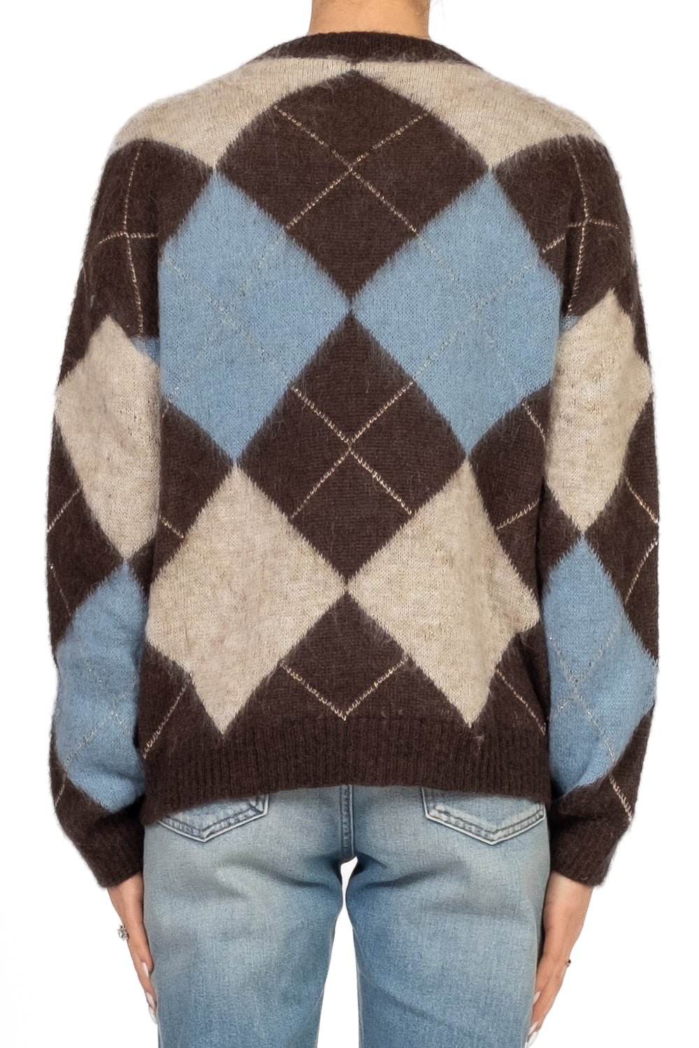 Tensione In - Maglia rombi filo lurex Art. D80998