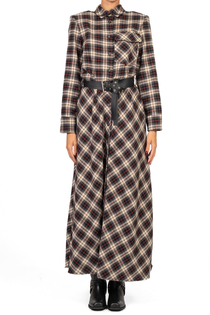 Tensione In - Abito check chemisier Art. W25A968