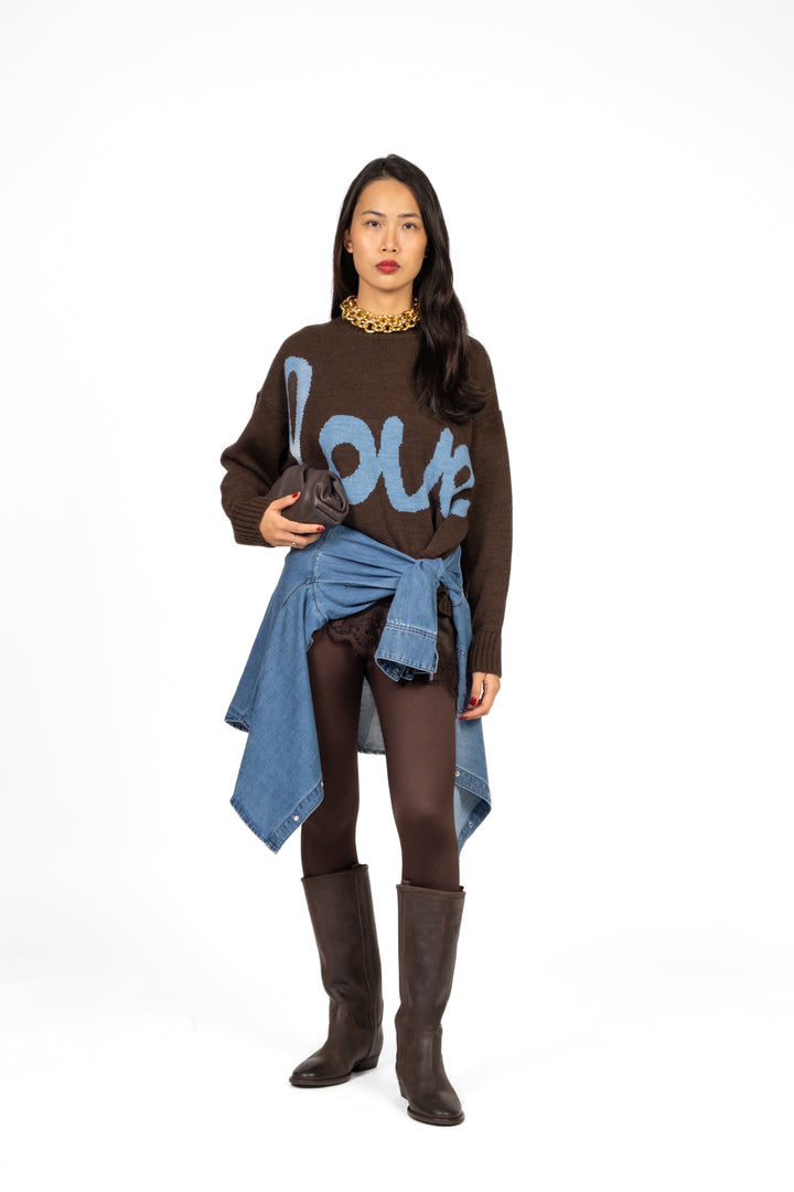 Tensione In - Maglia con scritta LOVE Art. W5HMJ70A400