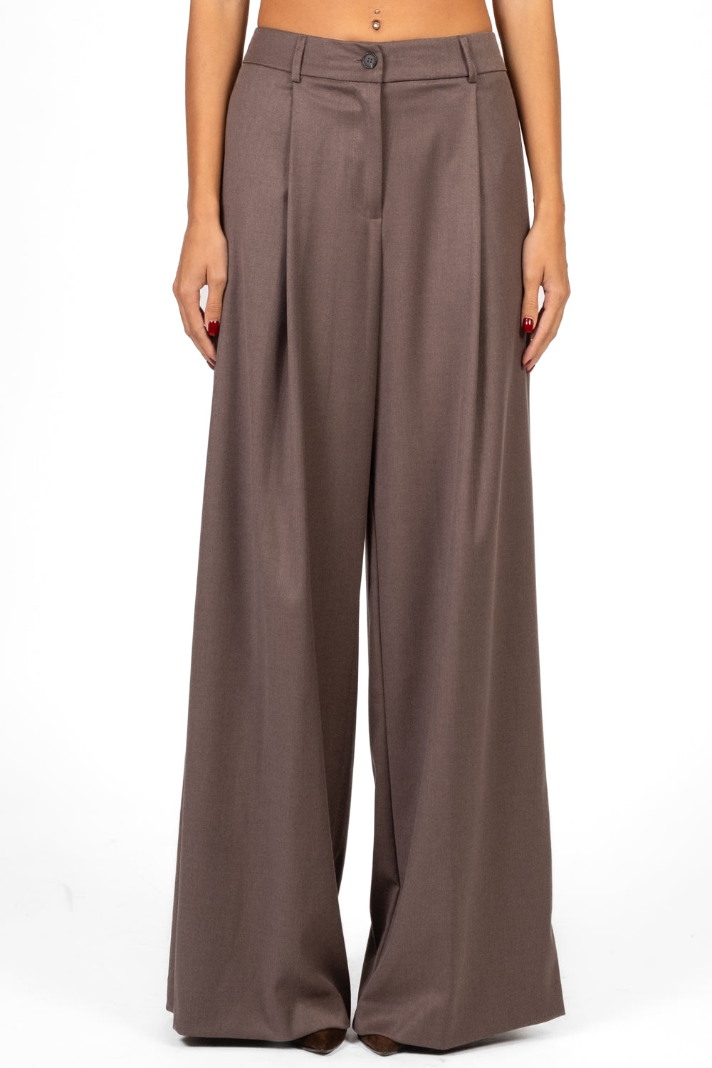 Vicolo - Pantalone palazzo con pinces Art. TF1769