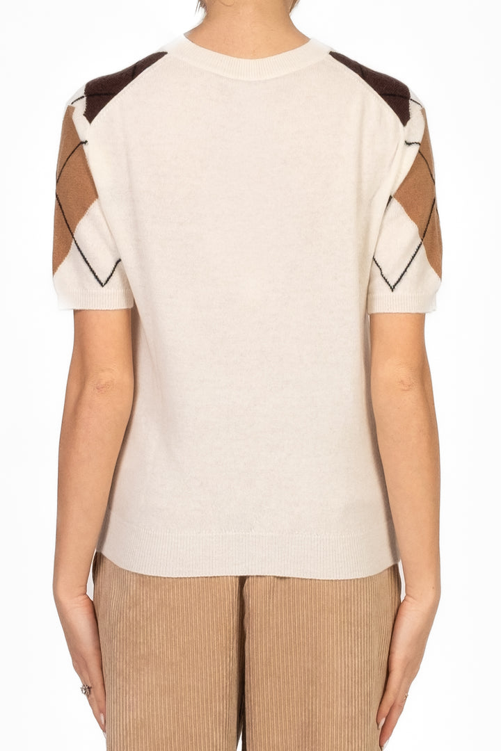 Tensione In - Maglia rombi mezza manica Art. WL1054