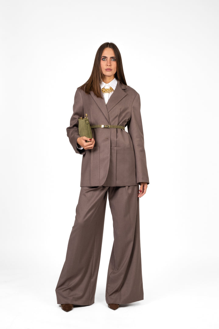 Vicolo - Pantalone palazzo con pinces Art. TF1769