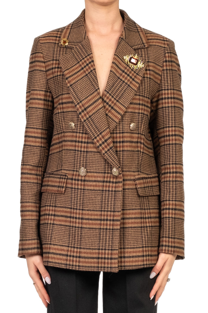 Tensione In - Giacca doppio petto check Art. 26B1275