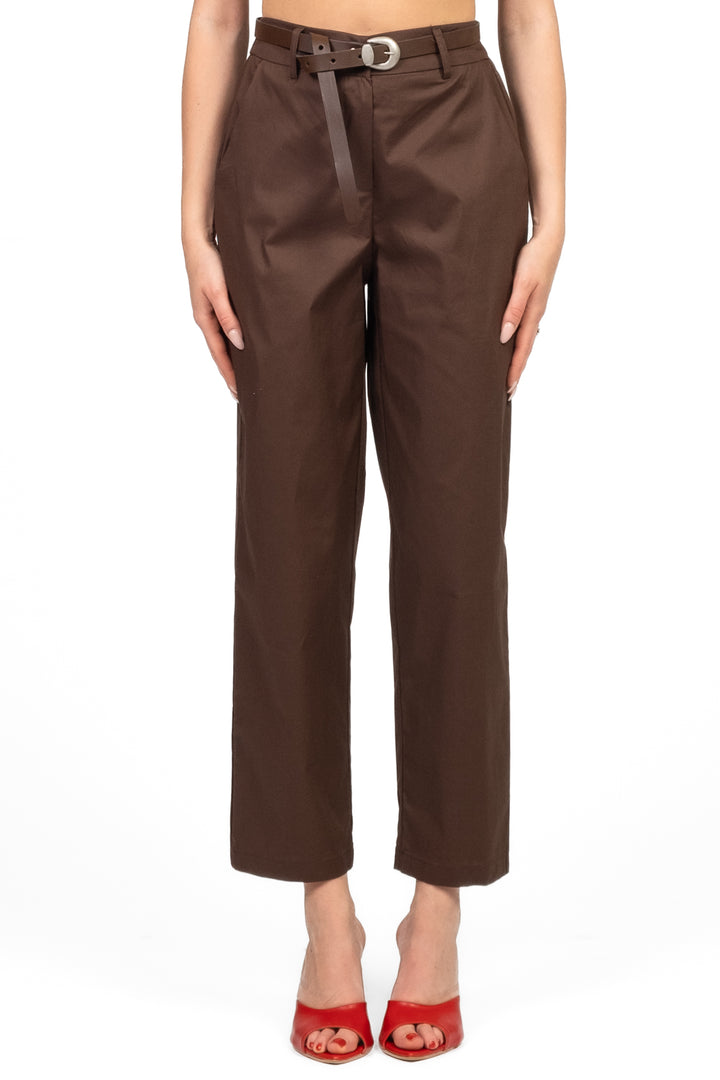Tensione In - Pantalone carrot con cintura Art. 25P7865