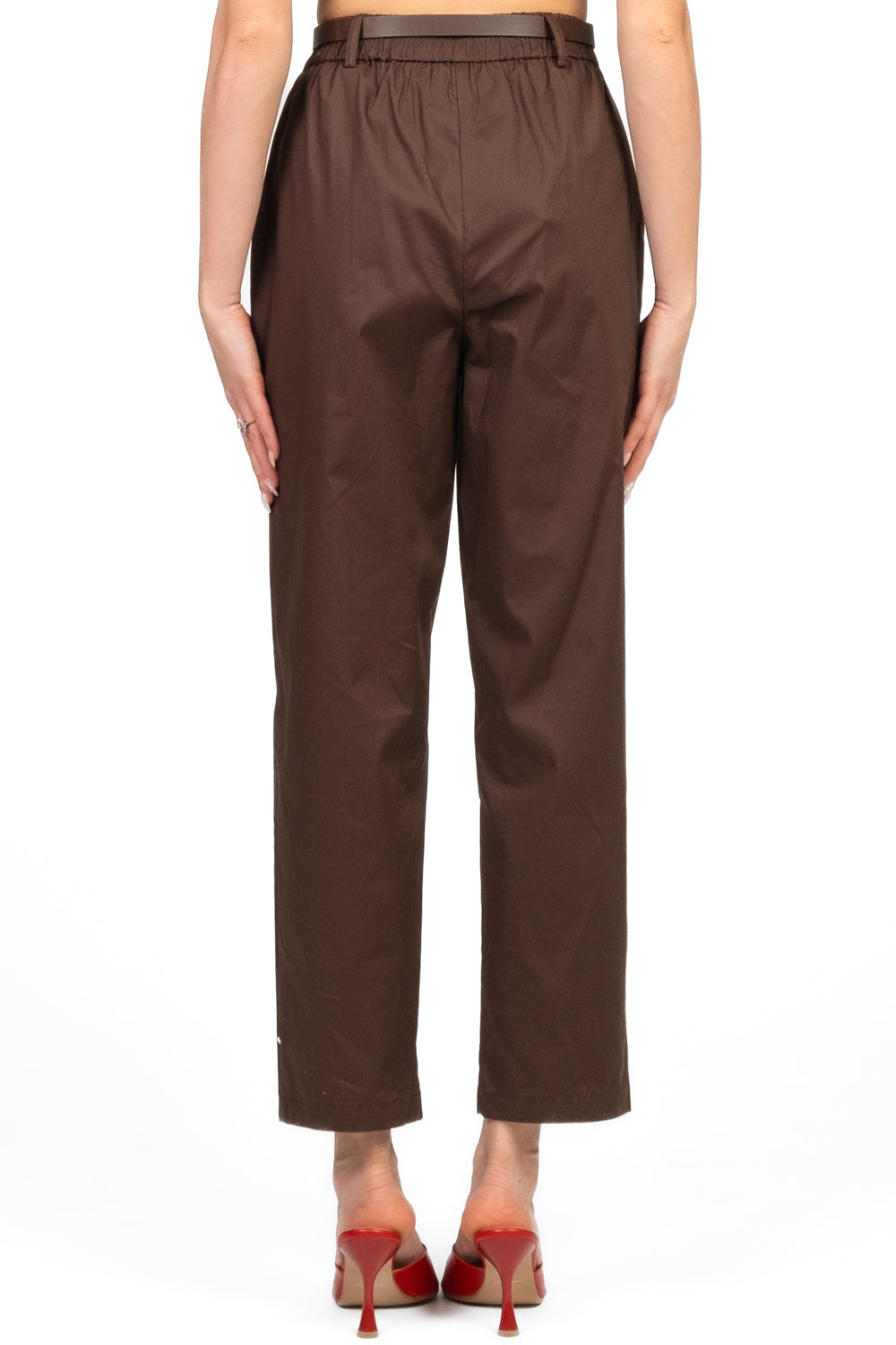 Tensione In - Pantalone carrot con cintura Art. 25P7865