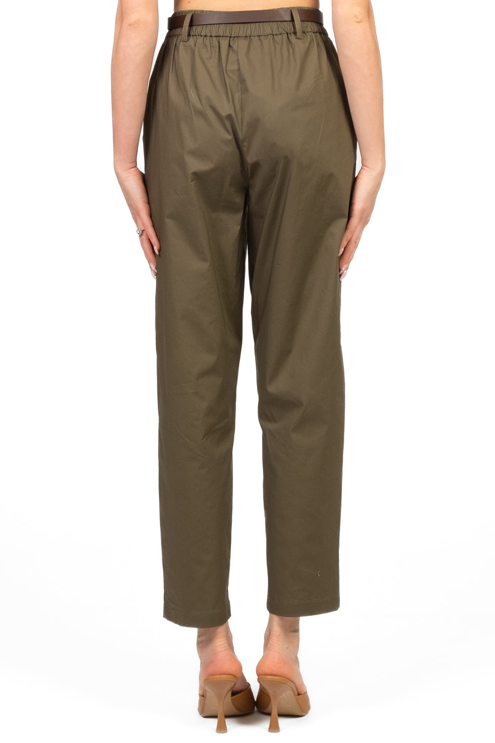 Tensione In - Pantalone carrot con cintura Art. 25P7865