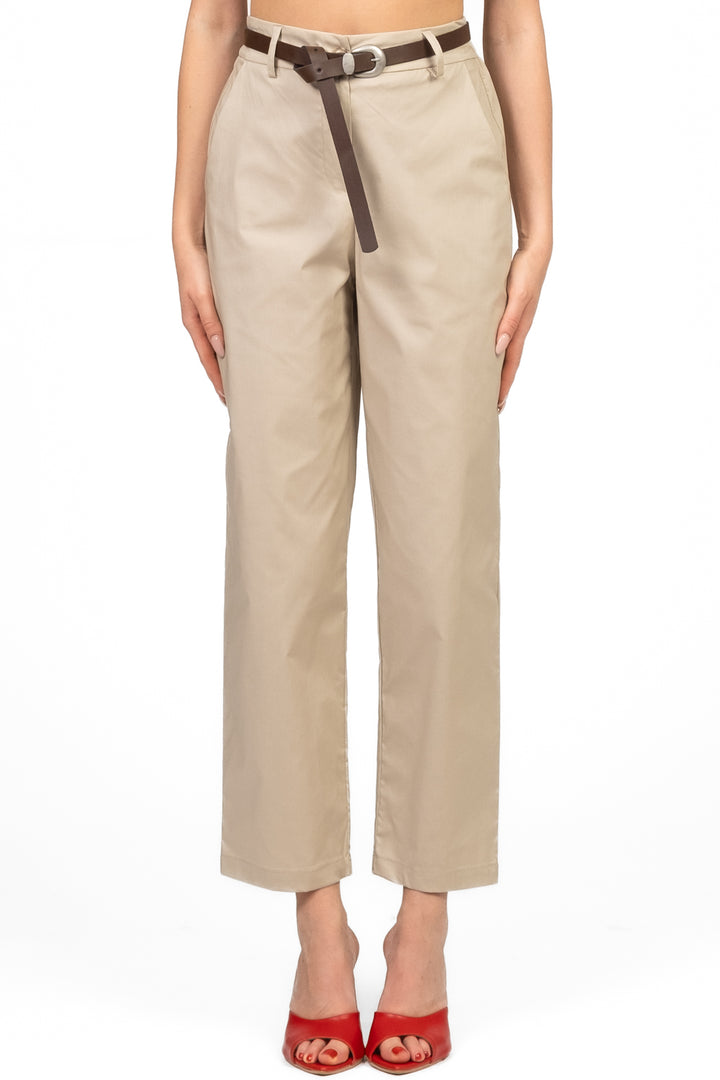 Tensione In - Pantalone carrot con cintura Art. 25P7865