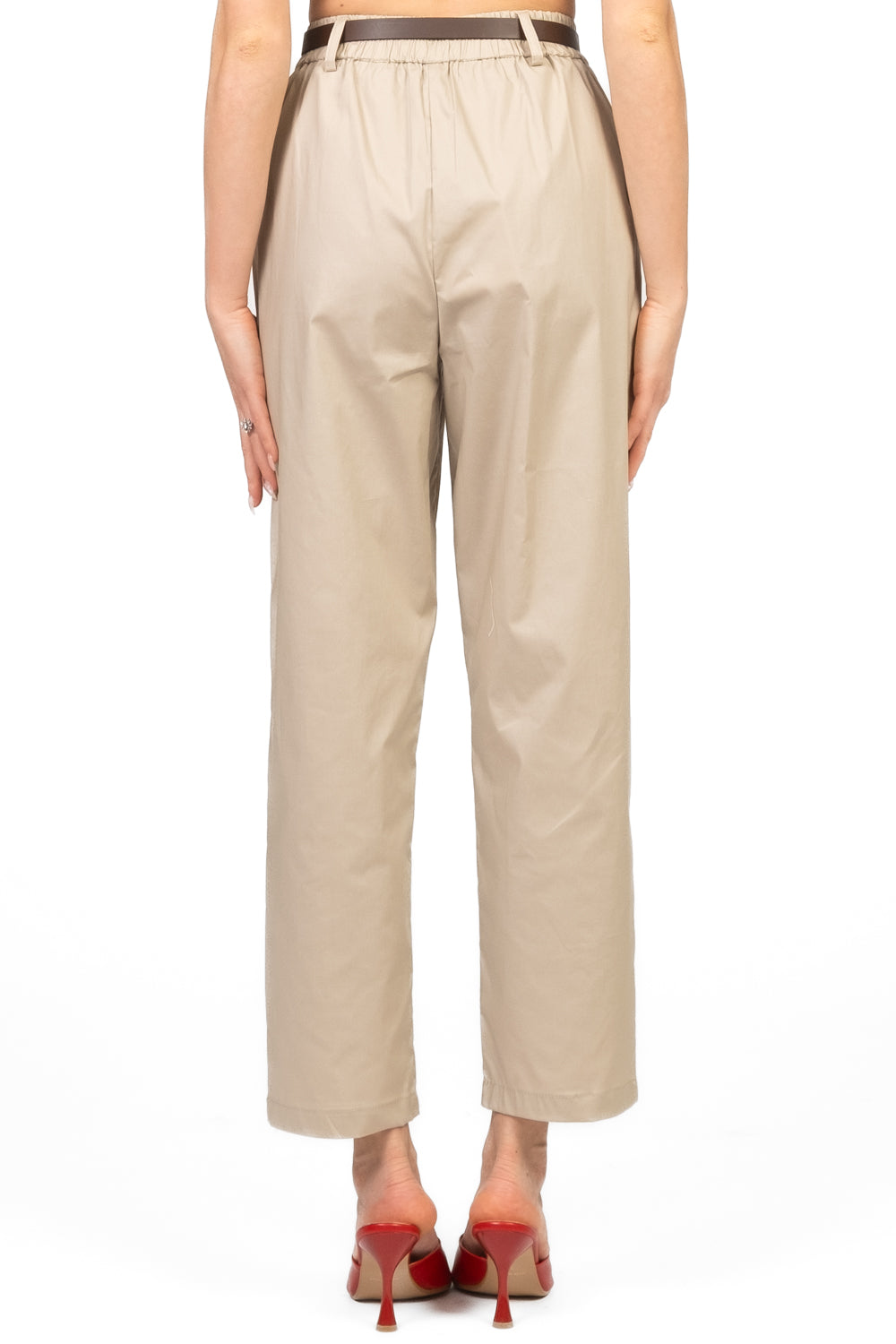 Tensione In - Pantalone carrot con cintura Art. 25P7865