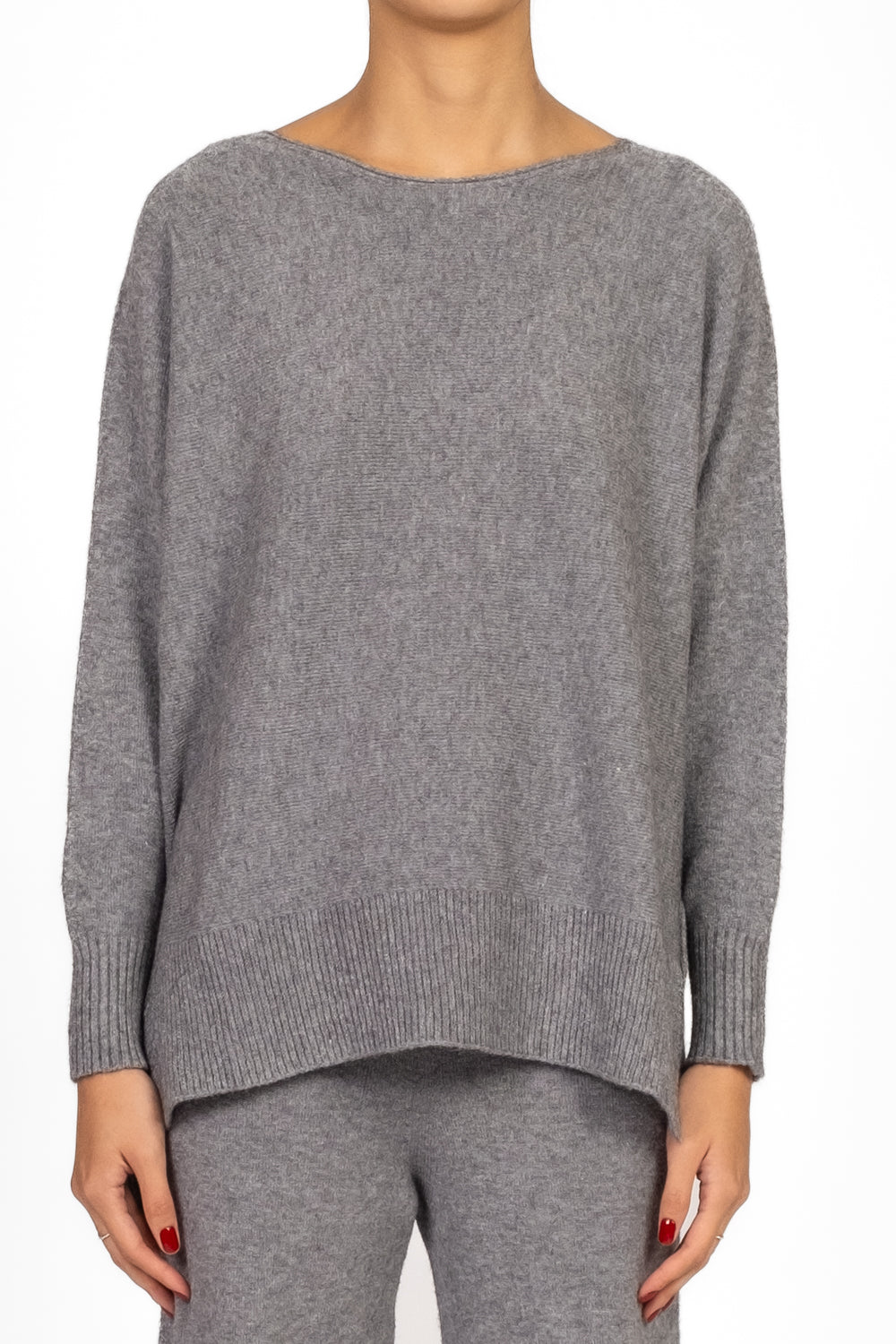 Kontatto - Maglia scollo barca con spacchi Art. FA102N