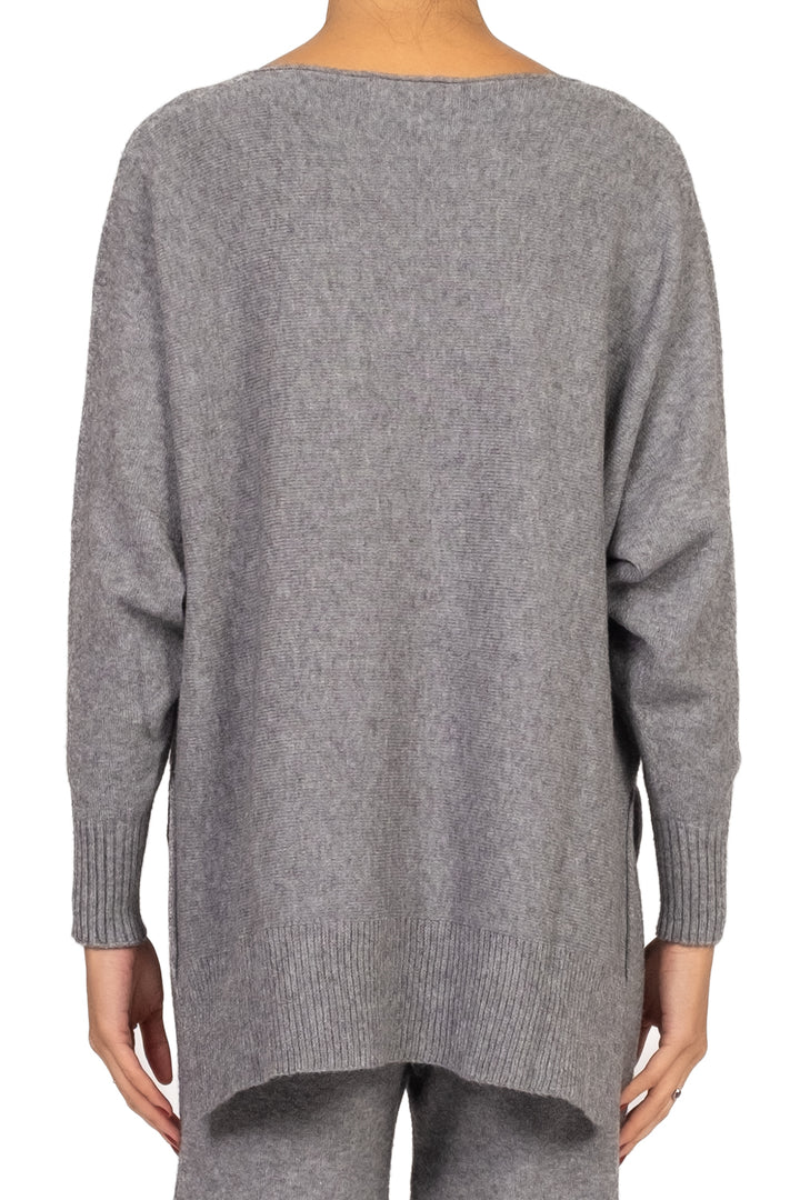 Kontatto - Maglia scollo barca con spacchi Art. FA102N