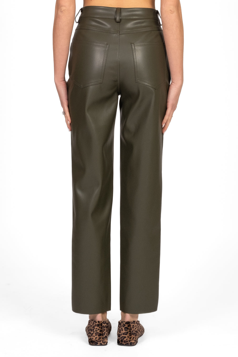 Tensione In - Pantalone ecopelle crop Art. 225092