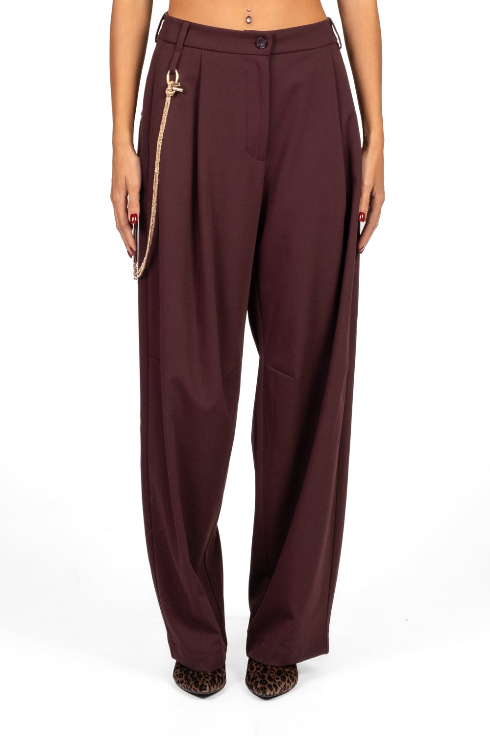 Imperial - Pantalone balloon catena strass Art. P5Z2KQP