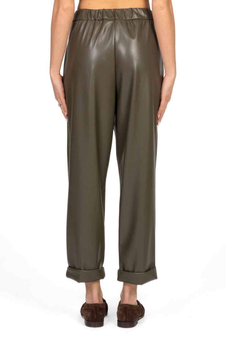 Dixie - Pantalone ecopelle carrot Art. PCTHKFN/PCTHOAA