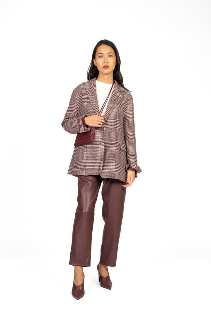Tensione In - Pantalone carrot in ecopelle Art. 26P1176