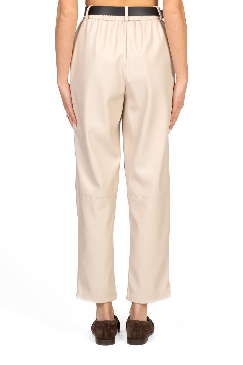 Tensione In - Pantalone carrot in ecopelle Art. 26P1176