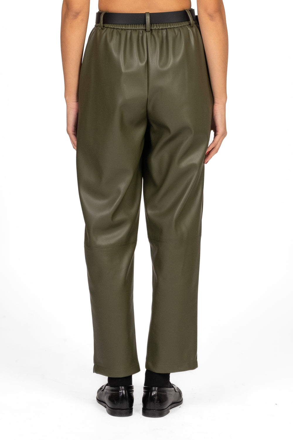 Tensione In - Pantalone carrot in ecopelle Art. 26P1176