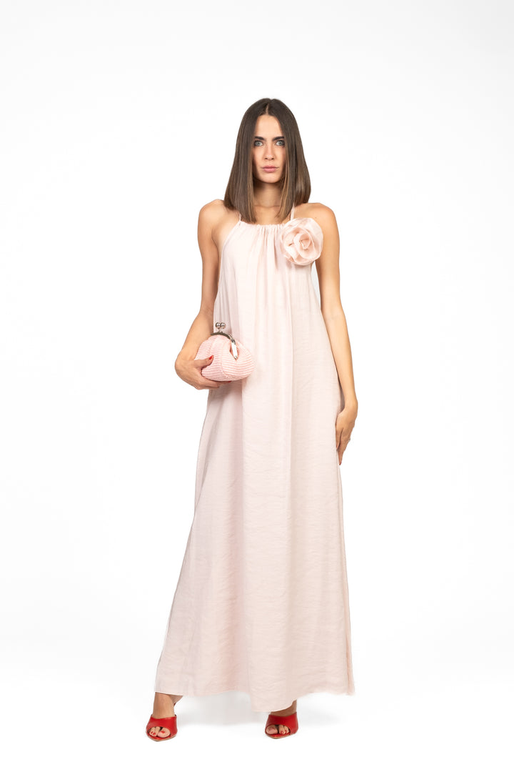 Tensione In - Abito scollo americano con spilla Art. A50518AT