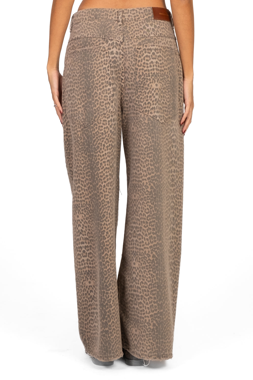 Tensione In - Jeans palazzo maculato Art. GIUSI-LEO-AI25