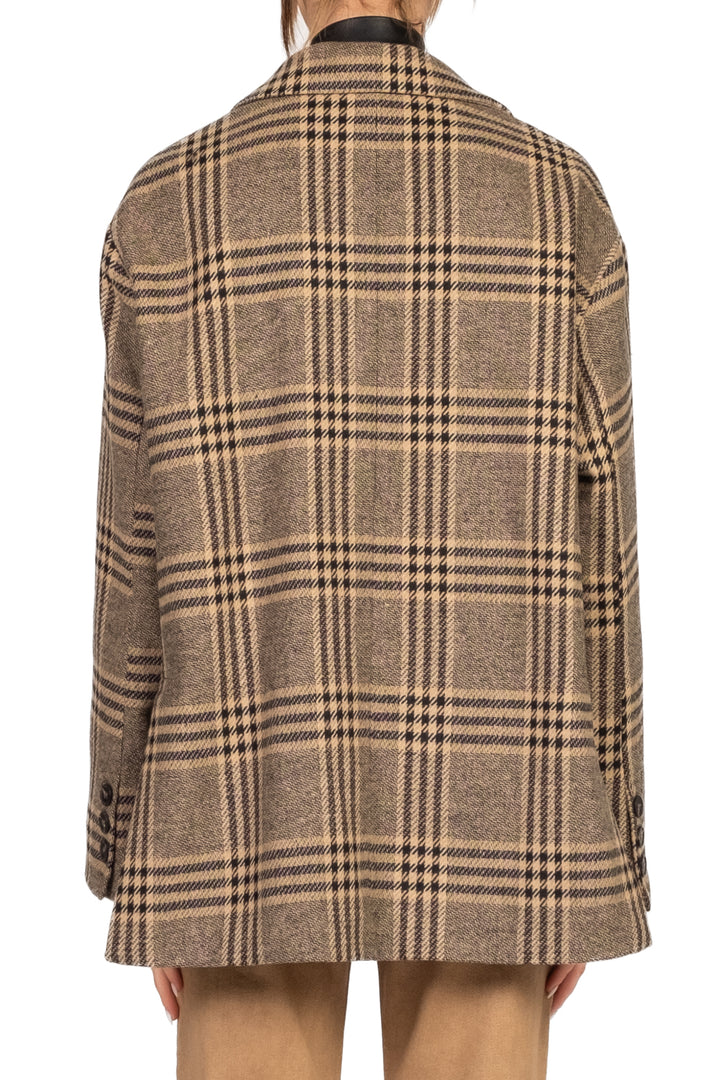 Tensione In - Giacca over check con cravatta Art. 26B1273