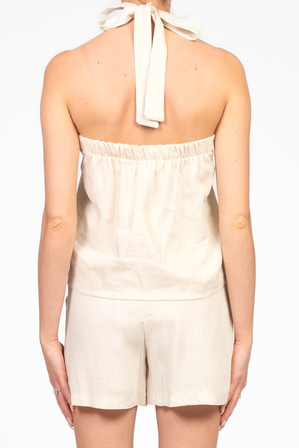 Vicolo - Completo top e shorts in misto lino Art. TD3019