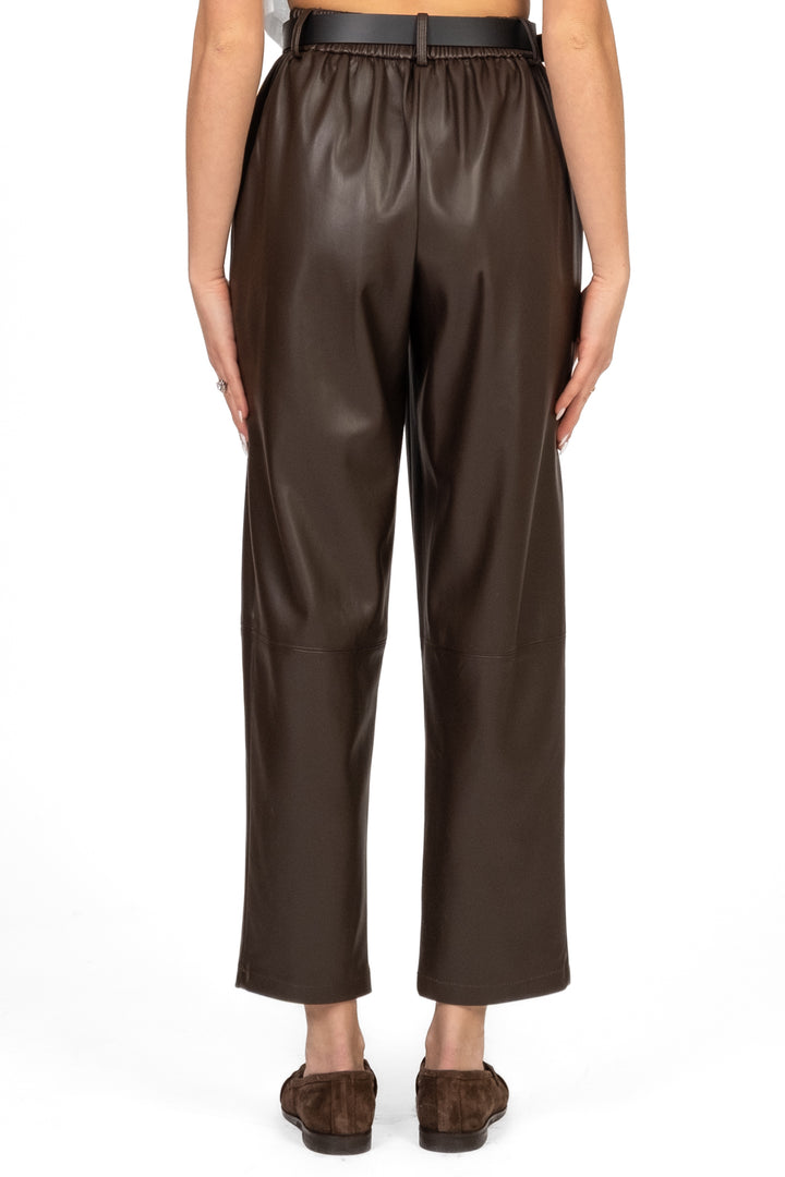 Tensione In - Pantalone carrot in ecopelle Art. 26P1176
