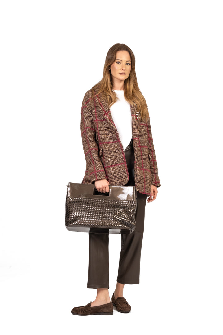 Tensione In - Giacca over quadri Art. 26B1303