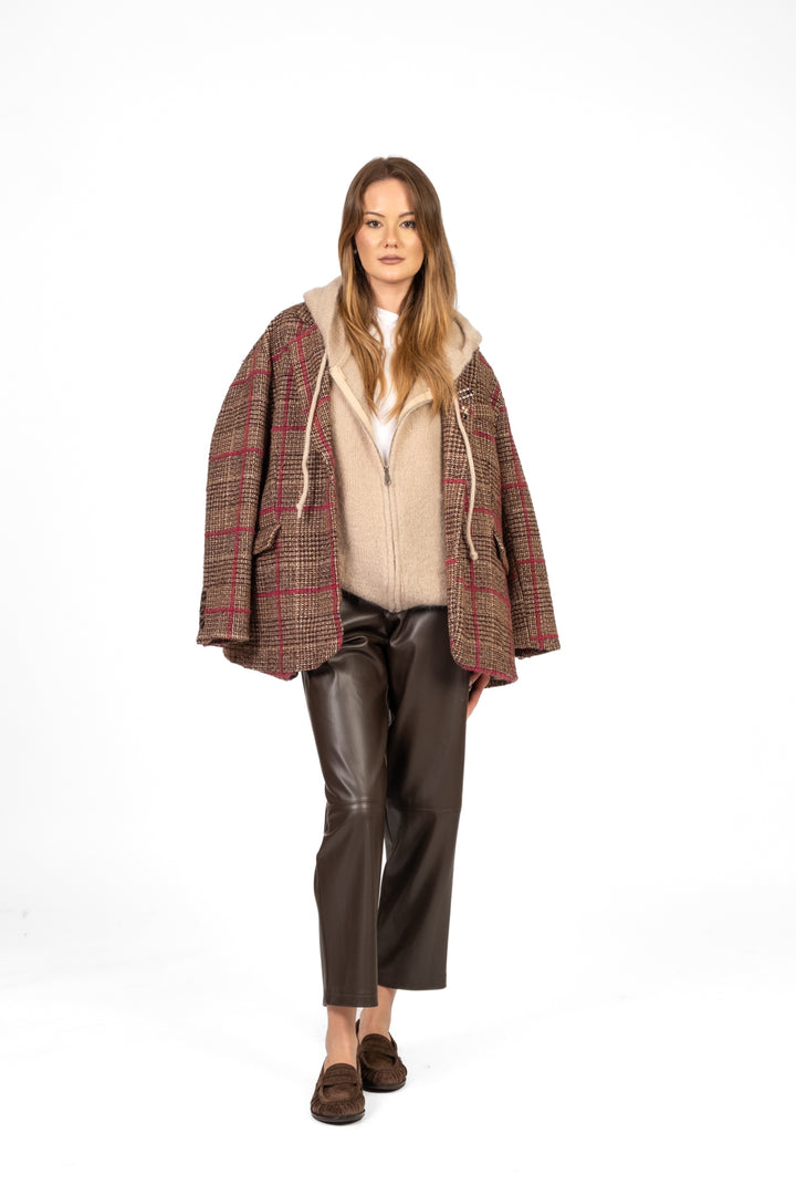 Dixie - Cardigan con cappuccio e zip Art. M277Y237