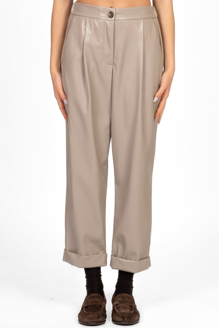 Dixie - Pantalone ecopelle carrot Art. PCTHKFN/PCTHOAA