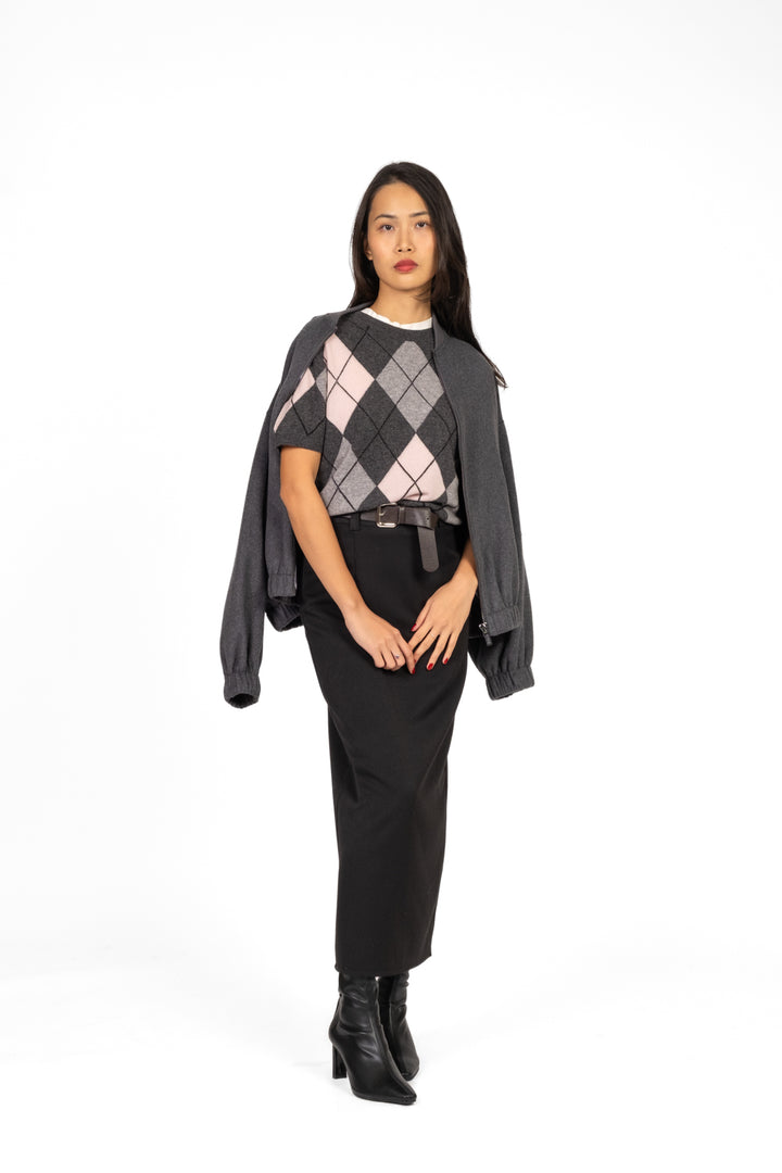 Tensione In - Maglia rombi mezza manica Art. WL1054