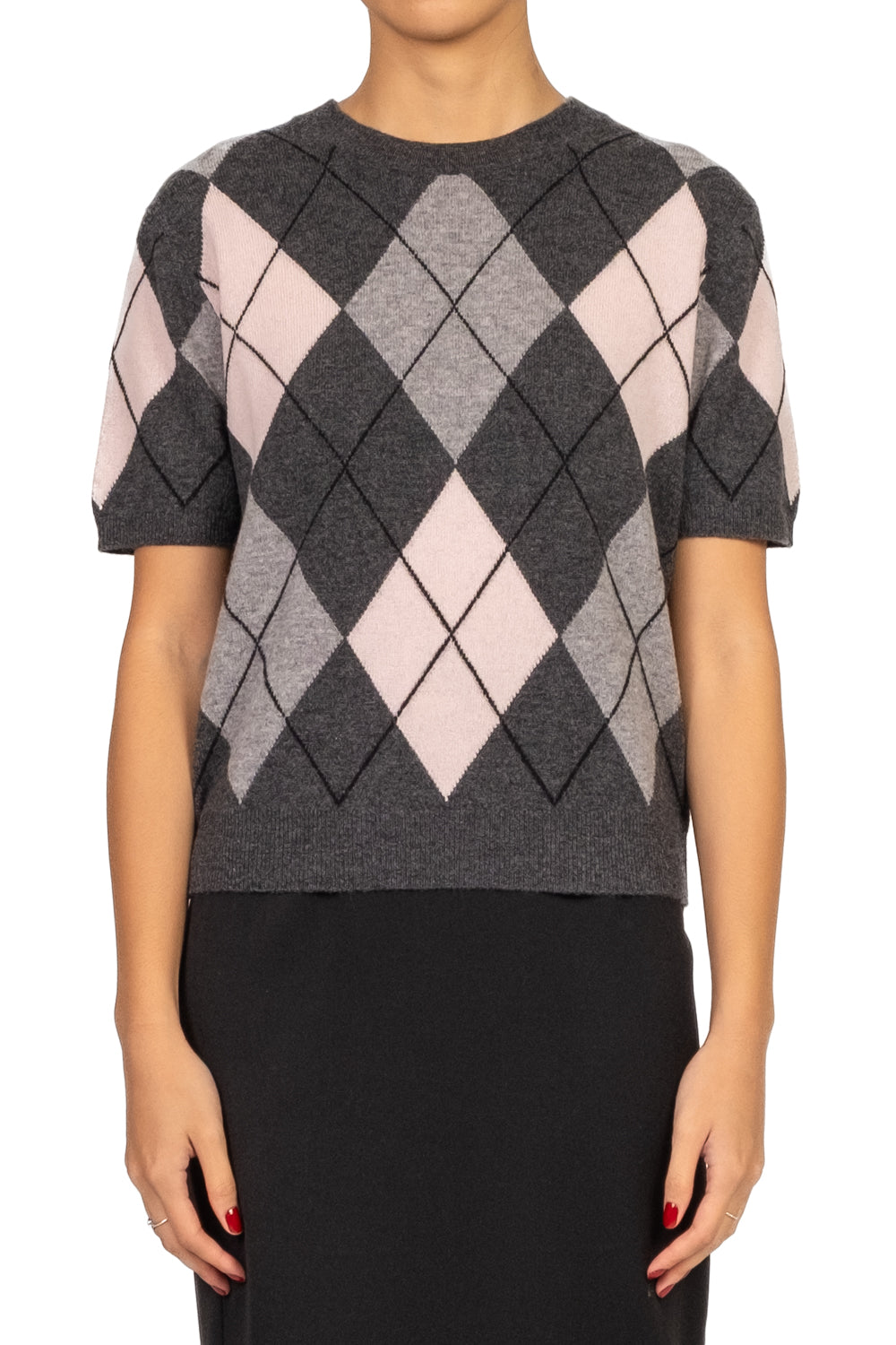 Tensione In - Maglia rombi mezza manica Art. WL1054