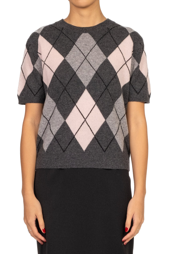 Tensione In - Maglia rombi mezza manica Art. WL1054