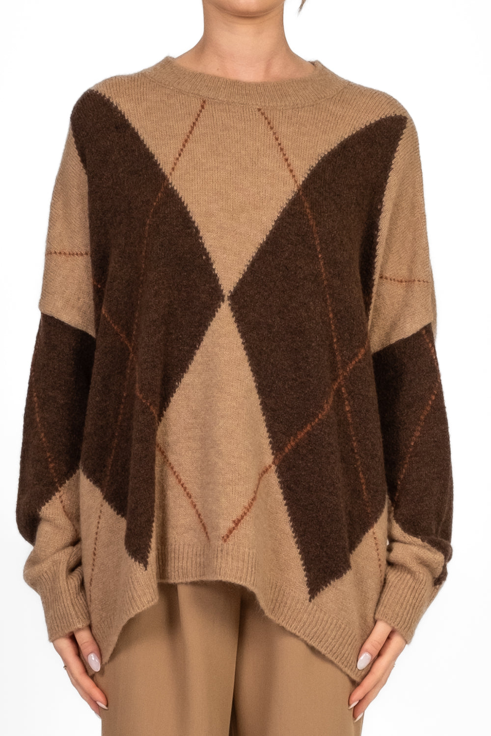 Have One - Maglia over con rombi Art. MFP-P188